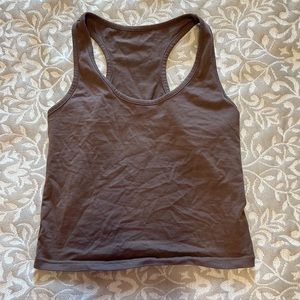 Brown/ tan crop top